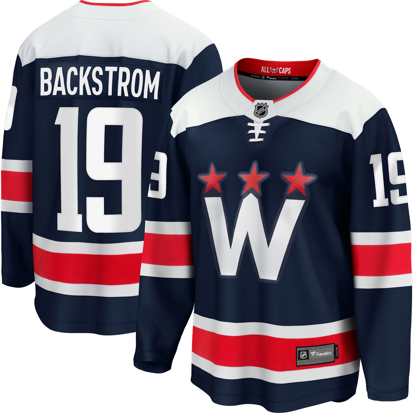 Nicklas Backstrom Washington Capitals Fanatics Branded Alternate 2020/21 Premier Breakaway Player Jersey - Navy
