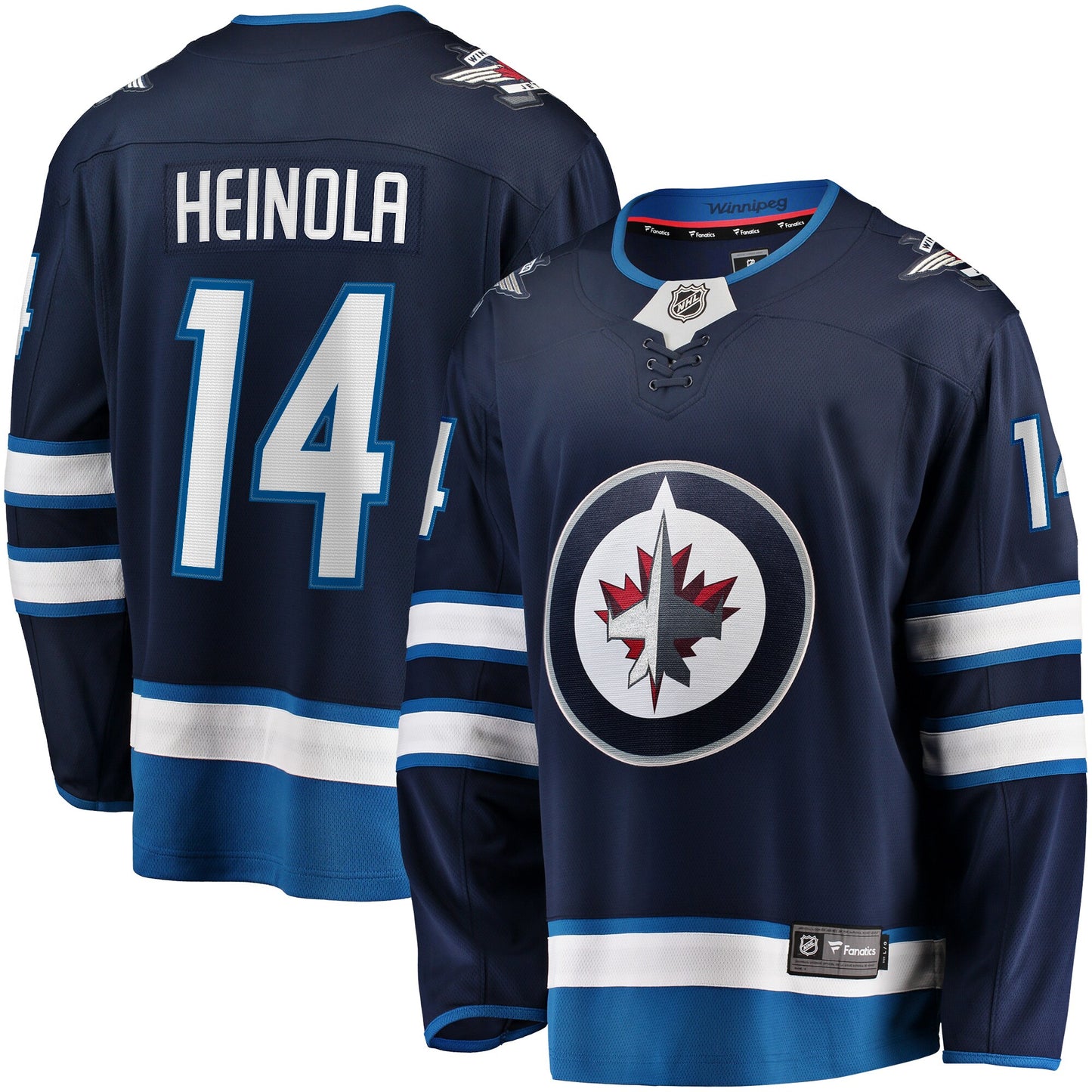 Ville Heinola Winnipeg Jets Fanatics Branded Home Breakaway Player Jersey - Navy