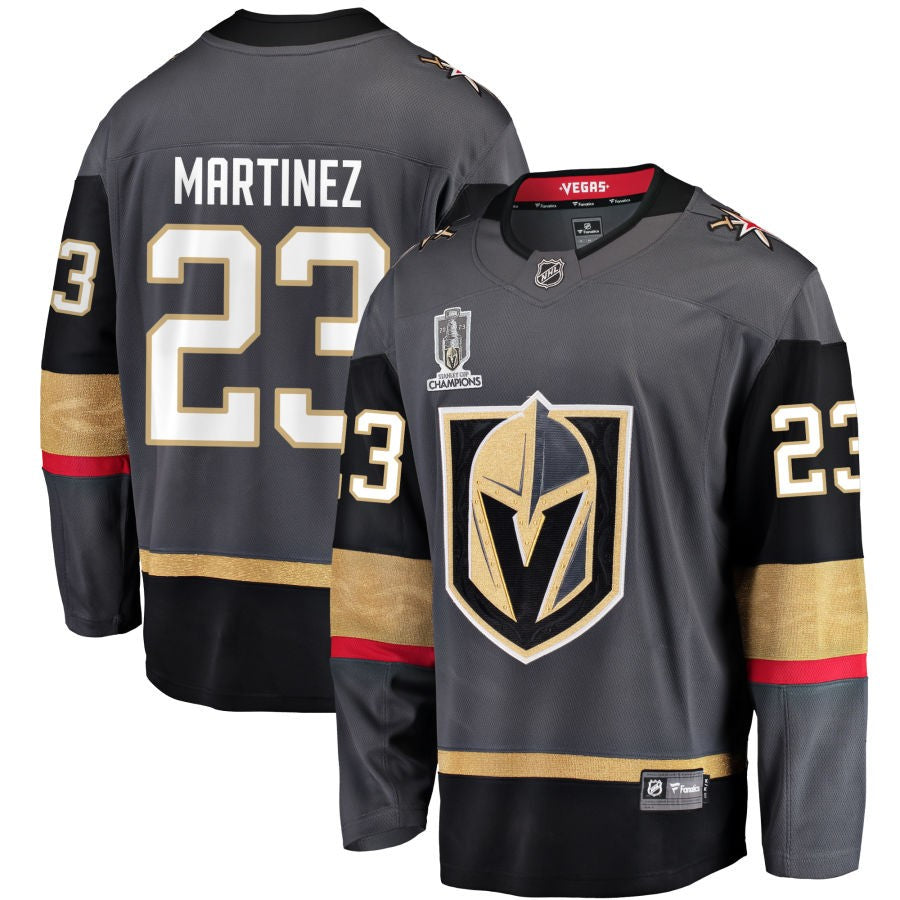 Alec Martinez  Vegas Golden Knights Fanatics Branded 2023 Stanley Cup Champions Alternate Breakaway Jersey - Black